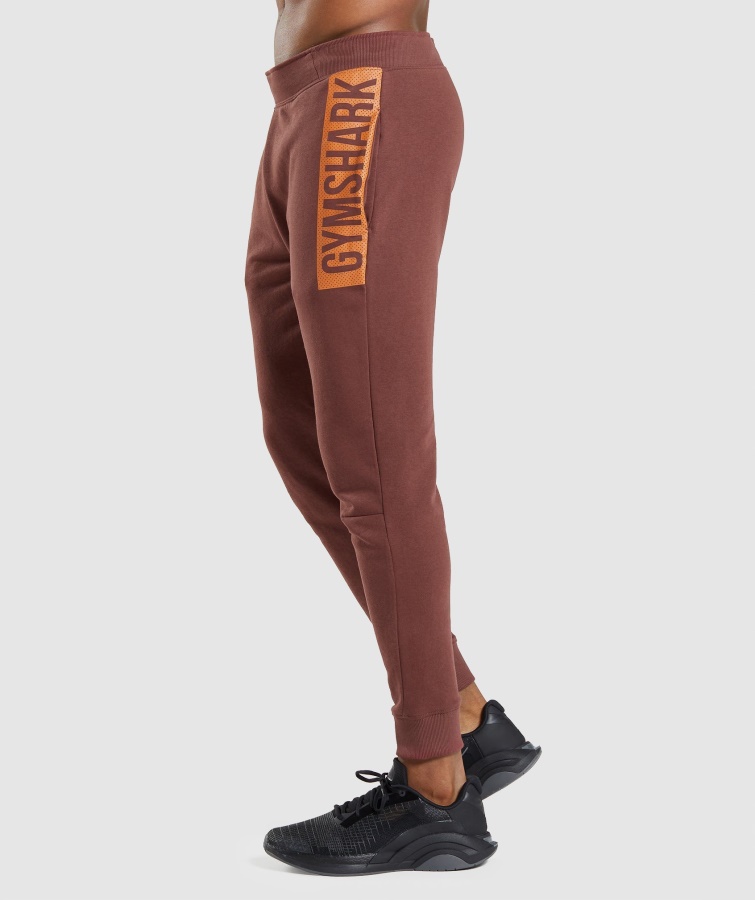 Joggers Atrevidos Gymshark Marrón Cereza