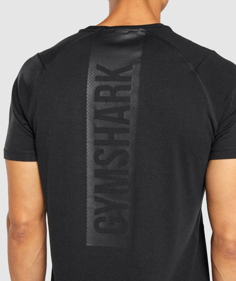 Camiseta Gymshark Negrita Negra