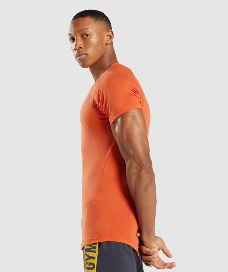 Camiseta Gymshark Bold Naranja Arcilla