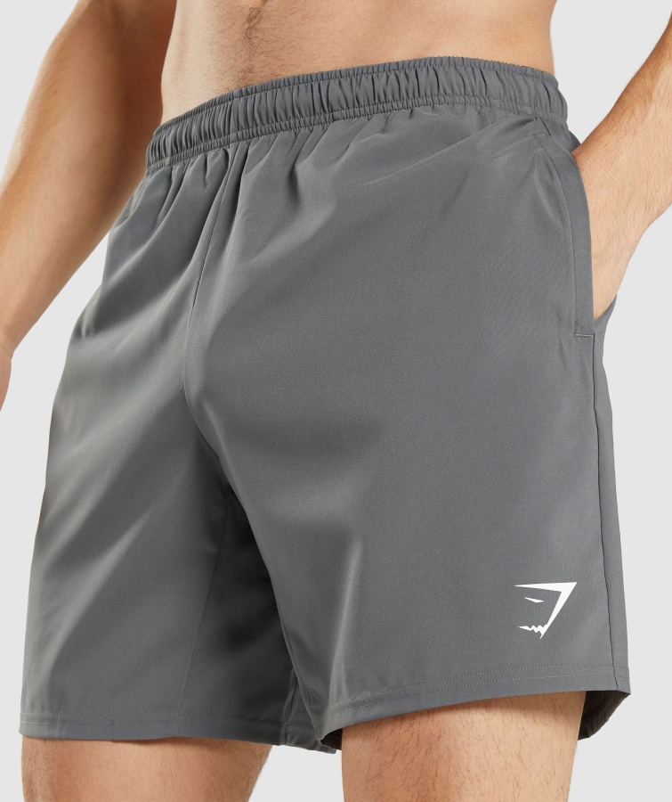 Pantalones Cortos De Llegada Gris Carbón Gymshark