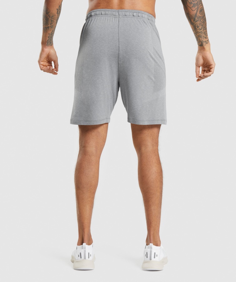 Shorts Gymshark Gris Antracita Jaspeado Vital Light