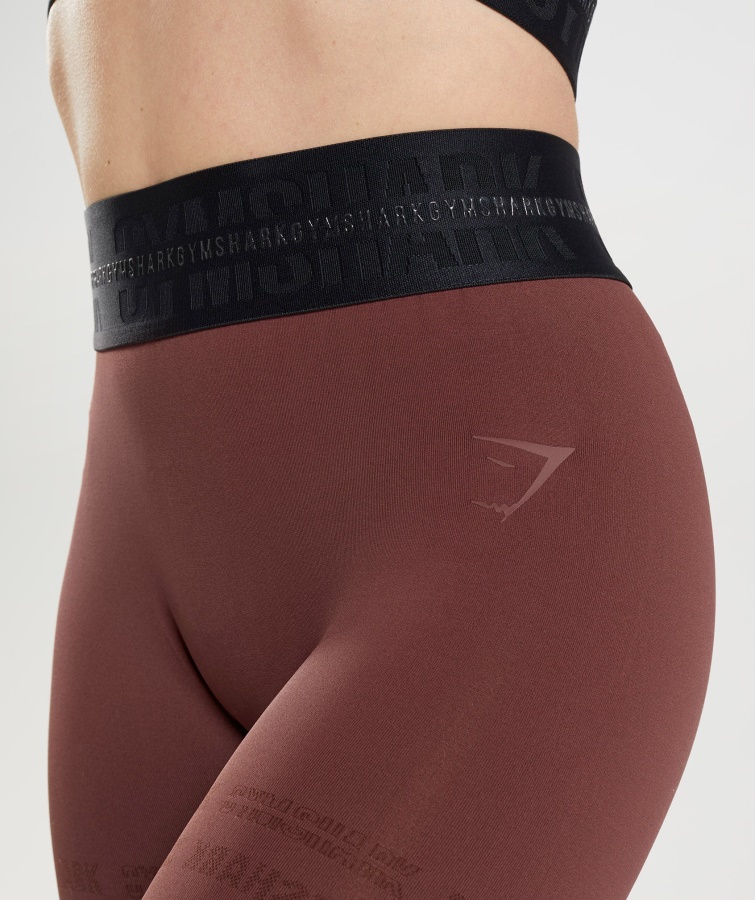 Gymshark Cereza Visión Marrón Legging