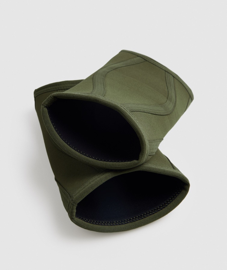 Rodilleras Gymshark Core Oliva 3mm