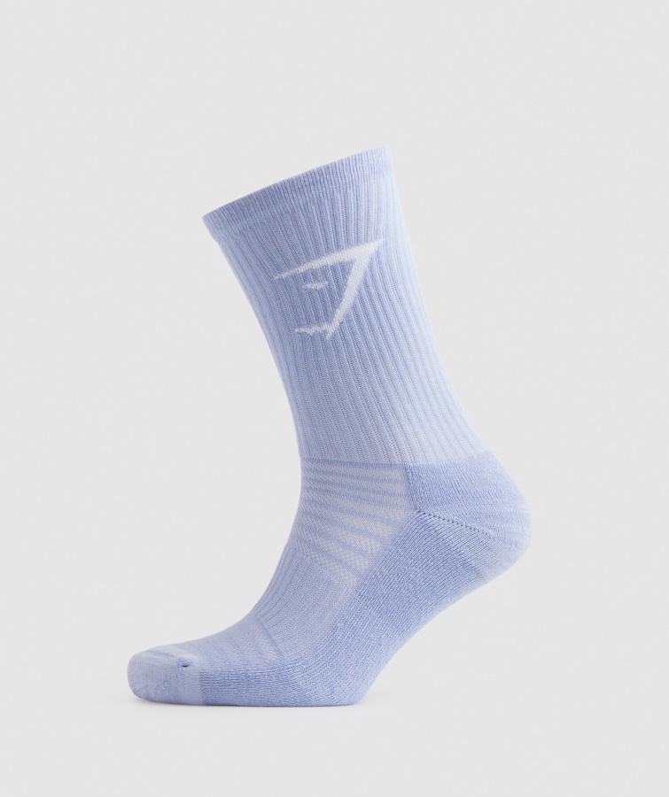 Paquete De 3 Calcetines Deportivos Gymshark Lila Desteñido-azul Lavanda-verde Pepino