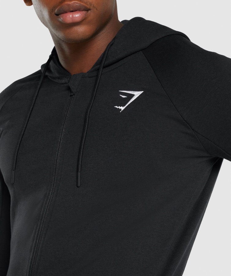 Sudadera Con Cremallera Gymshark Critical 2.0 Negra