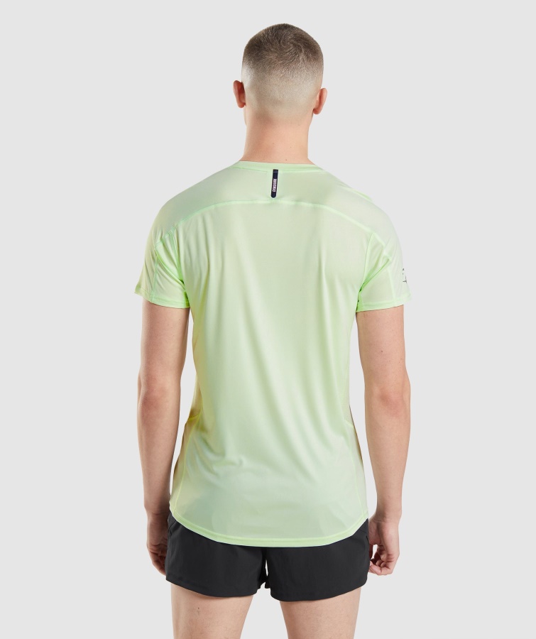 Gymshark Pepino Verde Velocidad Evolucionar Camiseta