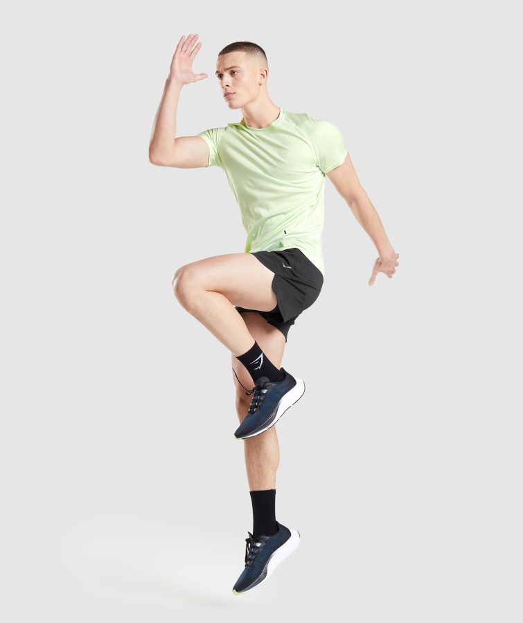 Gymshark Pepino Verde Velocidad Evolucionar Camiseta