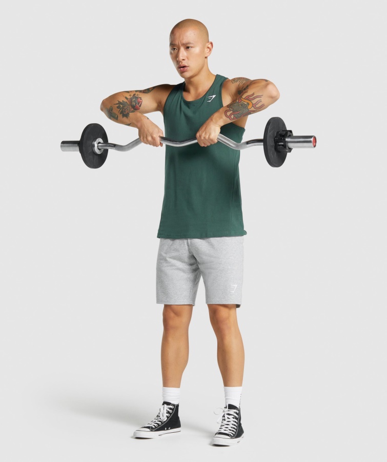 Camiseta De Tirantes Gymshark Verde Oscuro Critical 2.0