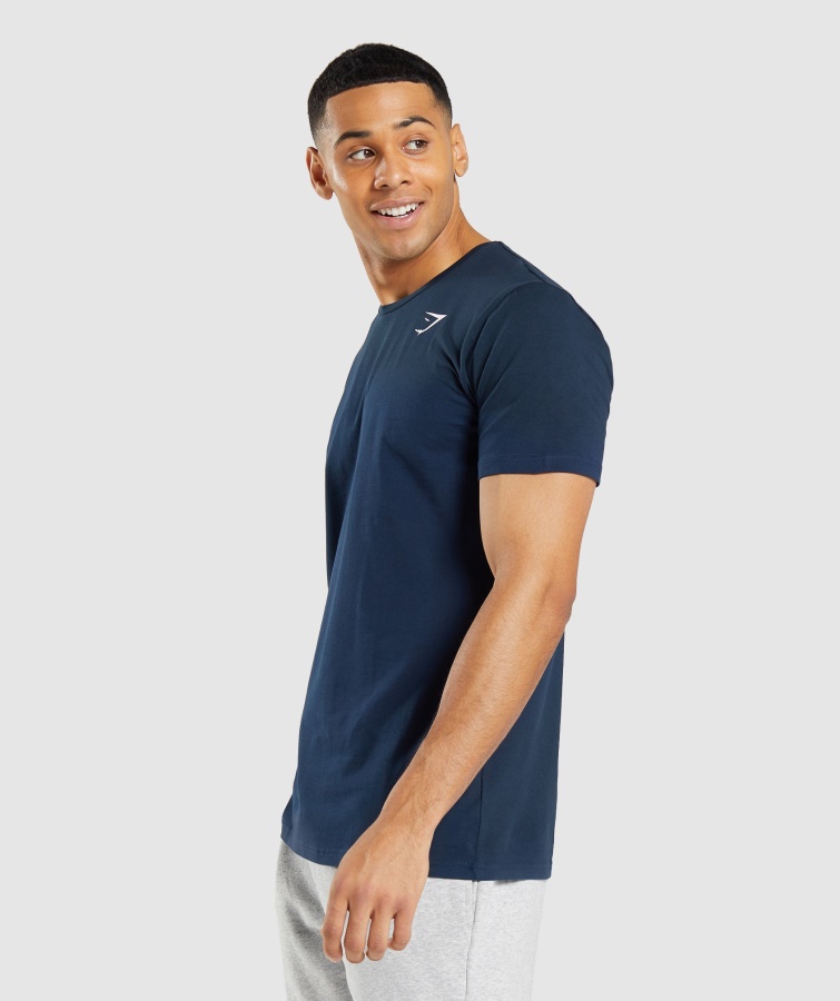 Camiseta Esencial Gymshark Azul Marino
