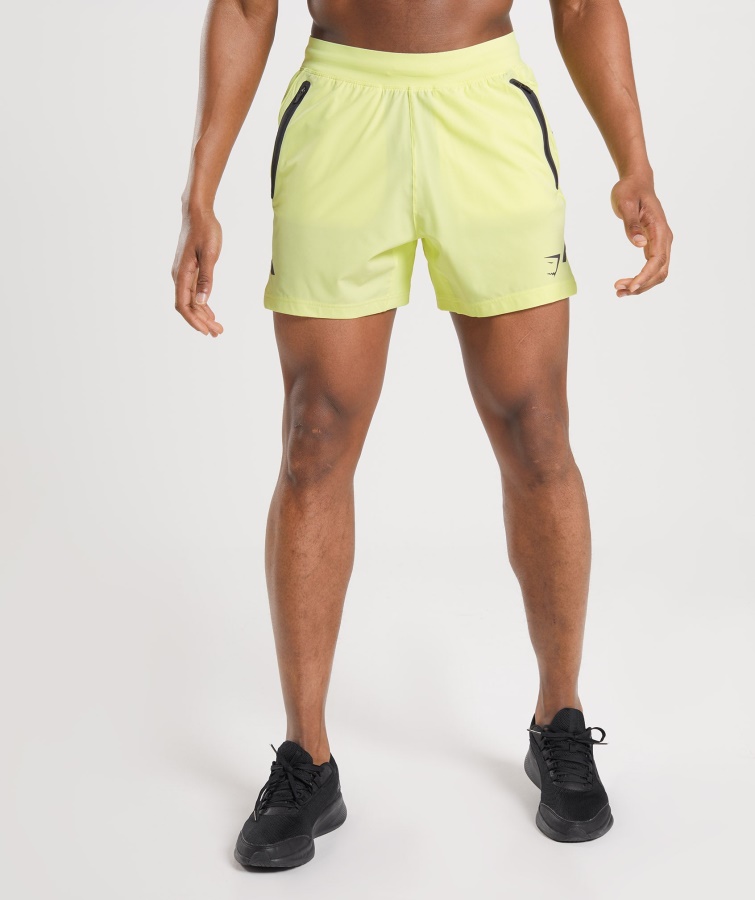 Gymshark Firefly Green Apex 5" Pantalones Cortos De Rendimiento