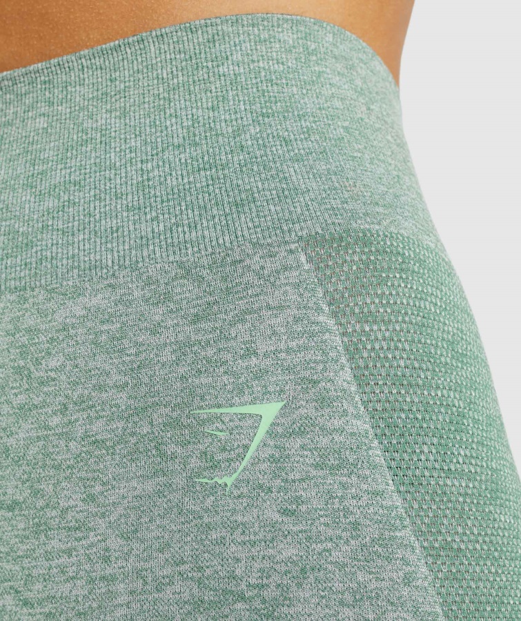 Leggings Tiro Alto Gymshark Flex Studio Verde Jaspeado
