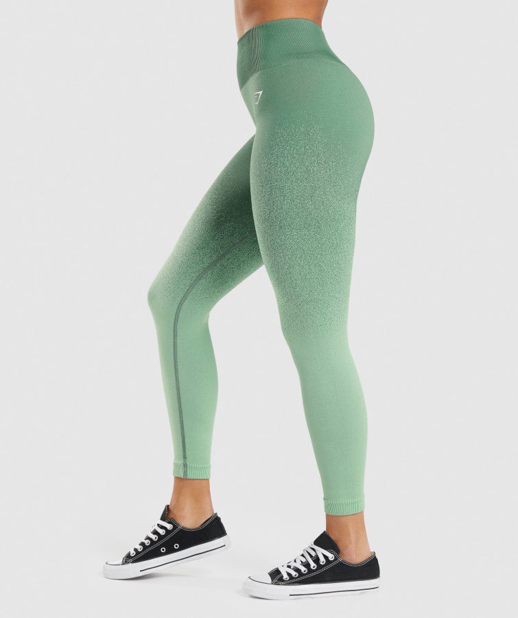 Gymshark Green-light Green Adapt Ombre Sin Costuras Legging