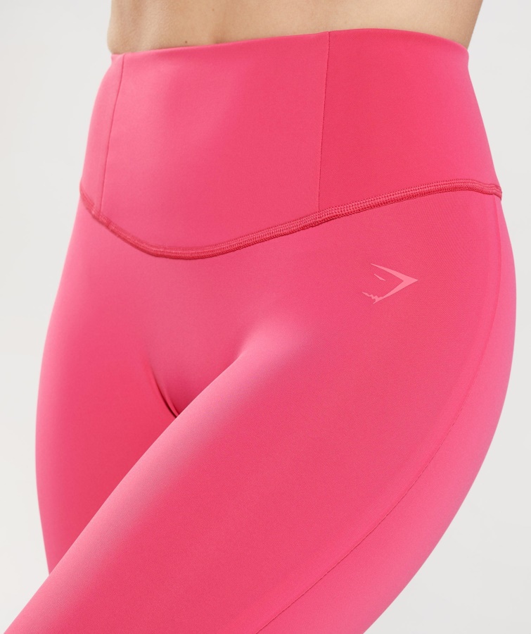 Gymshark Hibisco Rosa Estudio 7-8 Legging