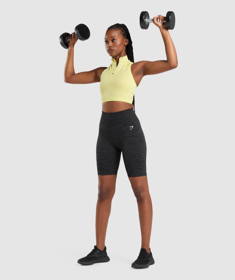 Culotte Sin Costuras Gymshark Hybrid Adapt Animal Negro