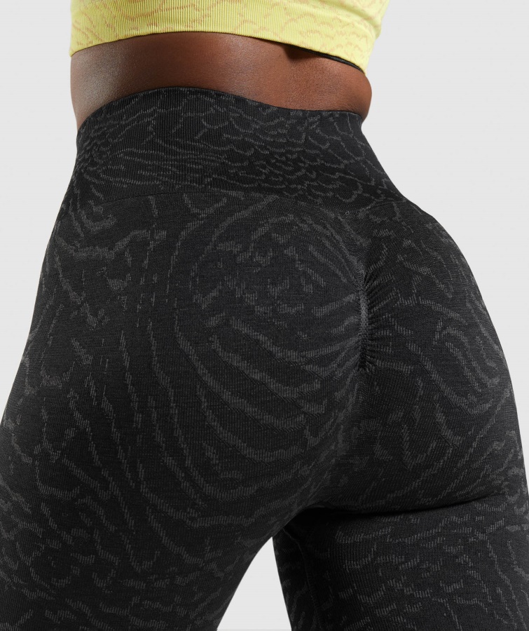 Culotte Sin Costuras Gymshark Hybrid Adapt Animal Negro