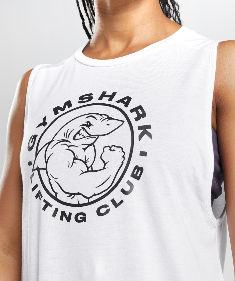 Gymshark Legado Tanque Blanco