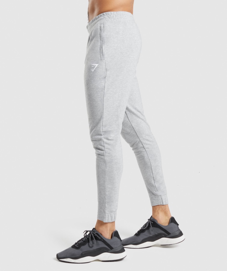 Joggers Gymshark Gris Claro Jaspeado Critical 2.0