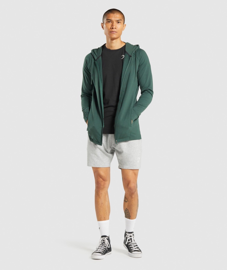 Pantalones Cortos Gymshark Gris Claro Jaspeado Esencial 7