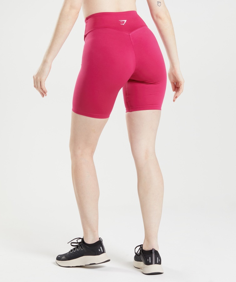 Shorts De Ciclismo De Entrenamiento Gymshark Rosa Magenta