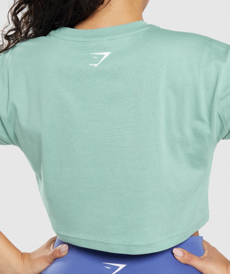 Crop Top Gymshark Maya Fracción Azul