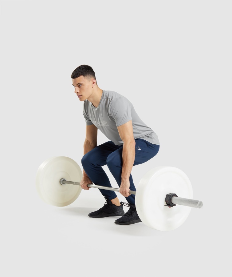 Joggers De Punto Gymshark Azul Marino De Llegada