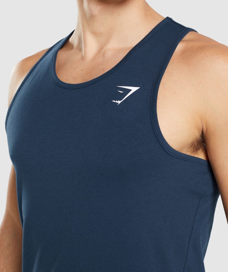Tanque Gymshark Navy Critical 2.0