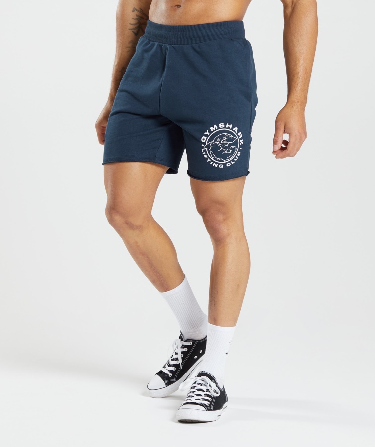 Shorts Deportivos Gymshark Azul Marino