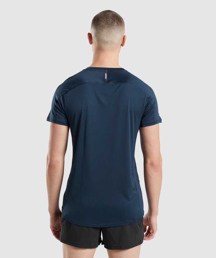 Camiseta Gymshark Azul Marino Speed Evolution