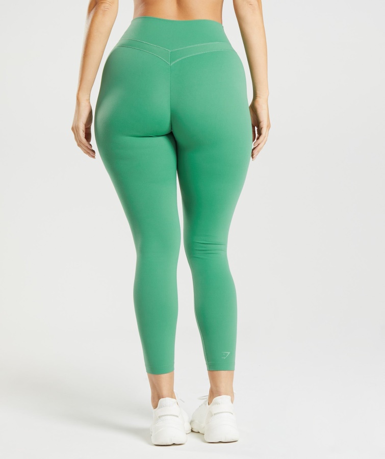 Gymshark Palm Green Whitney Leggings De Talle Alto