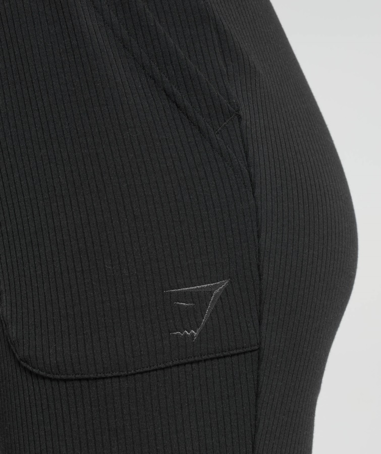 Gymshark Pausa Pantalones Acampanados Negro