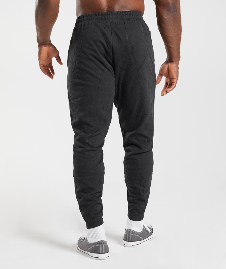 Joggers Gymshark Power Estampado Negro