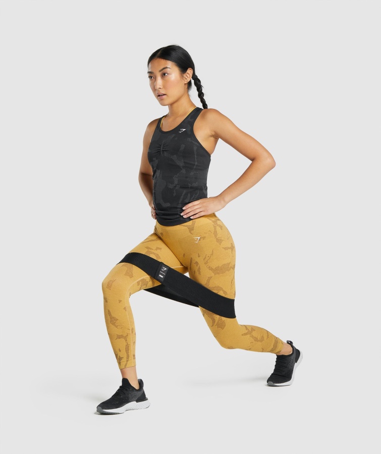 Gymshark Camiseta Sin Costuras Adapt Camo Savanna-black