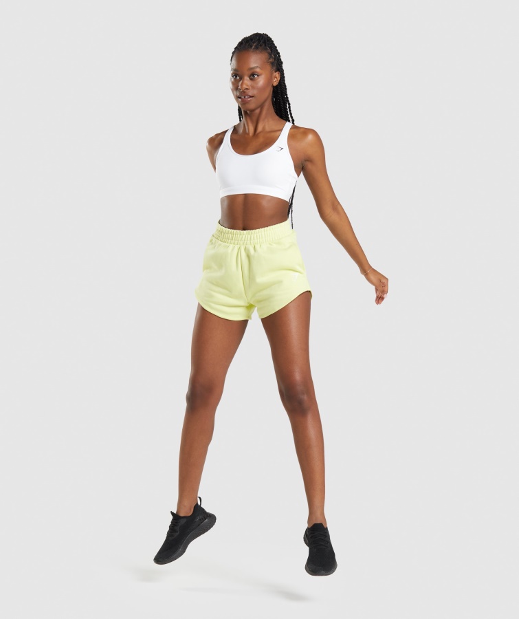 Sujetador Deportivo Con Cuello Redondo Gymshark Blanco