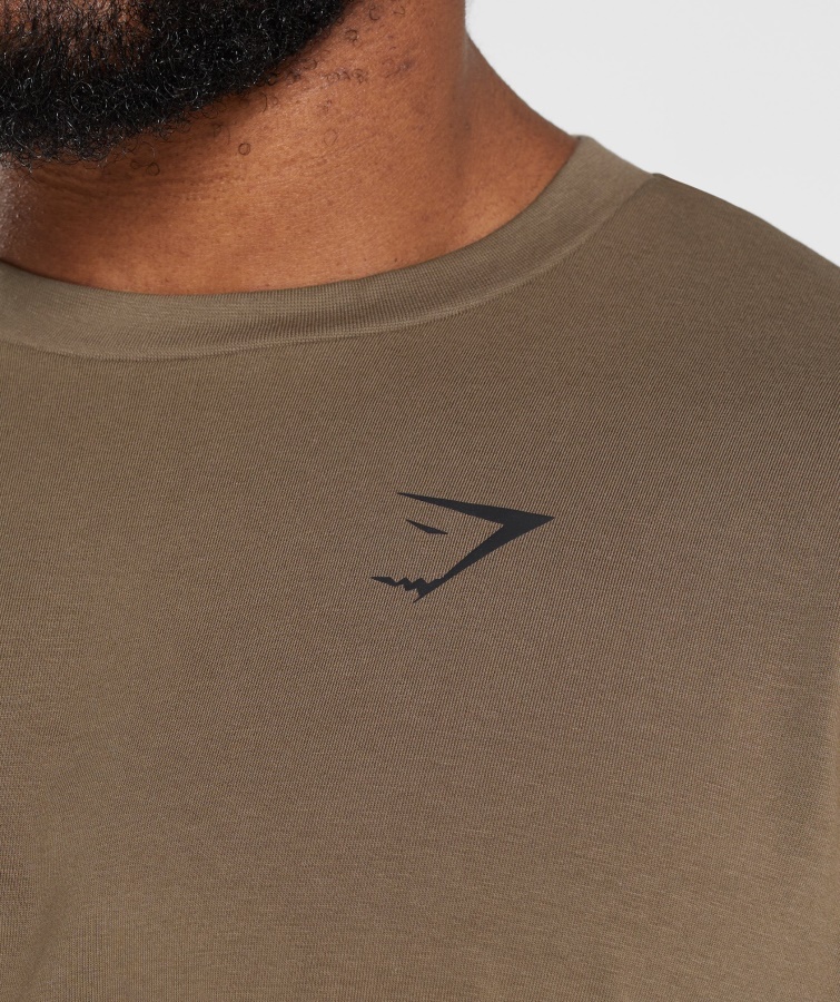 Camiseta Oversize Gymshark Soul Brown Essential