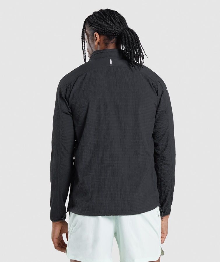 Gymshark Speed ​​Evolution Rompevientos Negro