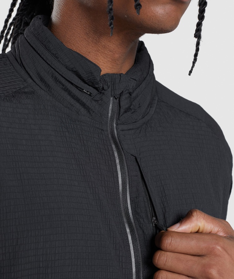 Gymshark Speed ​​Evolution Rompevientos Negro