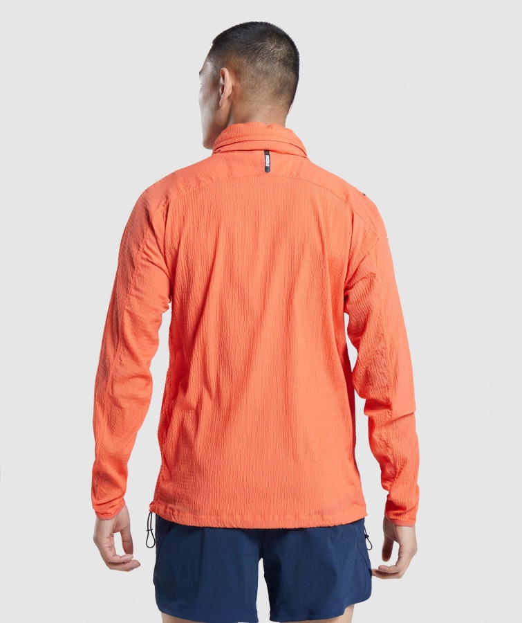 Gymshark Speed Evolution Cortavientos Naranja Papaya