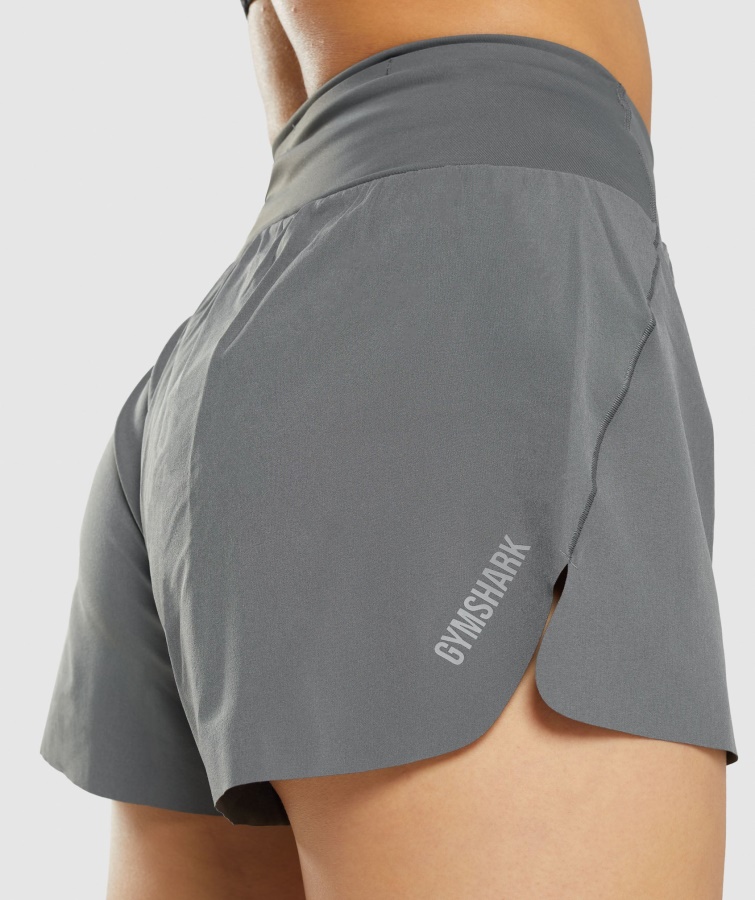 Pantalones Cortos De Velocidad Gymshark Gris