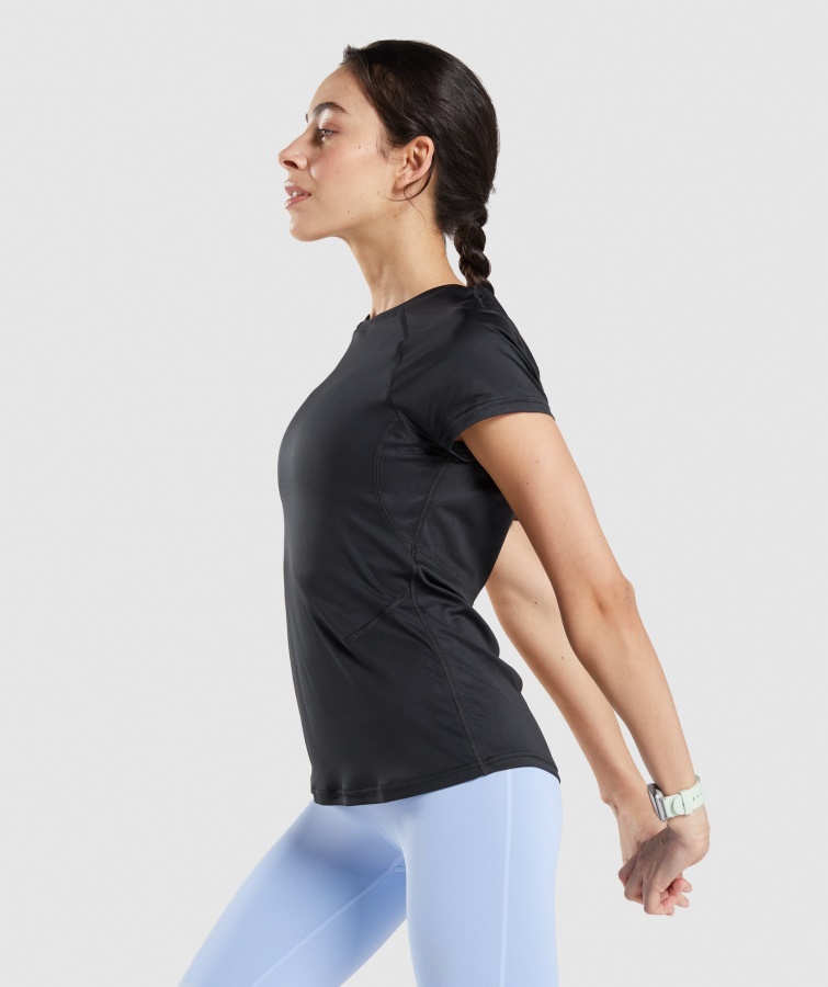 Camiseta Gymshark Speed Negra