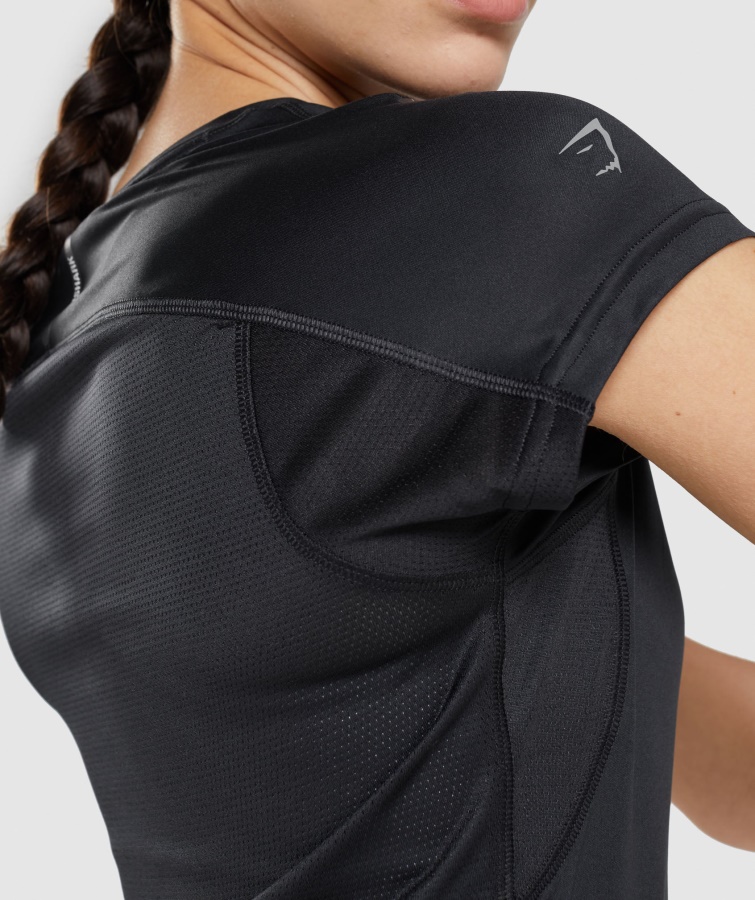 Camiseta Gymshark Speed Negra