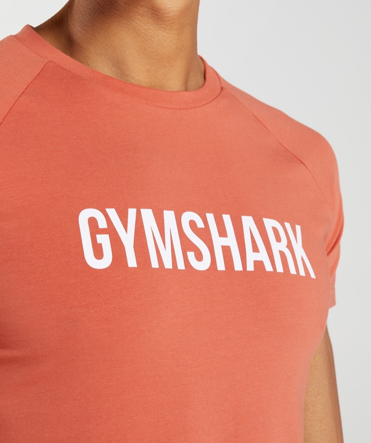 Camiseta Gymshark Storm Red Apollo