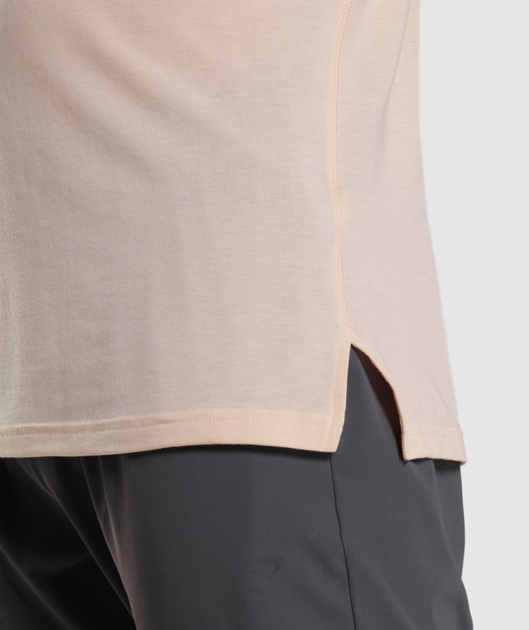 Gymshark Studio Amplificar Camiseta Rosa Orquídea