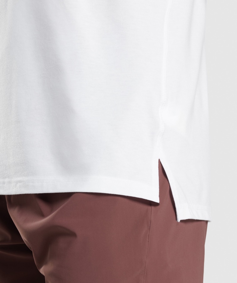 Gymshark Studio Amplificar Camiseta Blanca