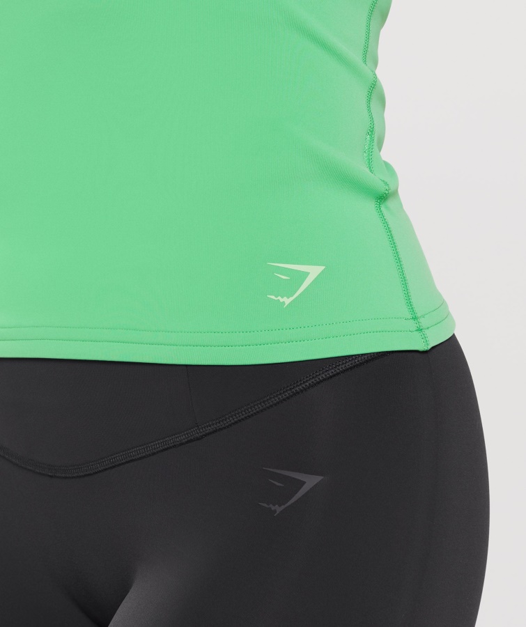 Gymshark Studio Tanque Verde Manzana