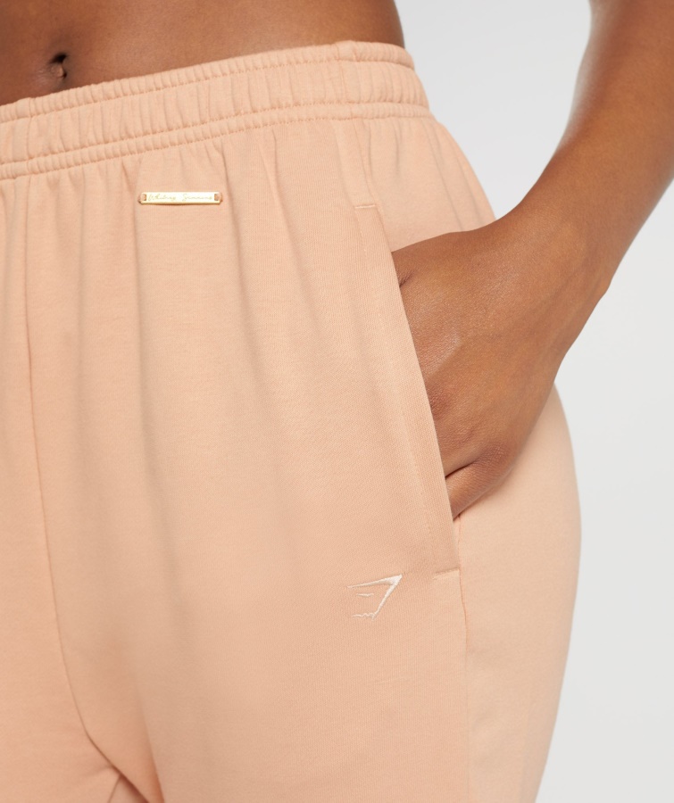 Joggers Holgados Gymshark Sunset Beige Whitney