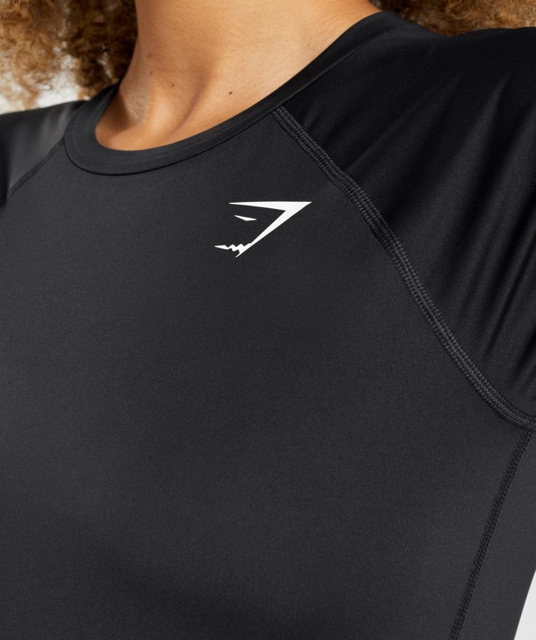 Camiseta Interior De Entrenamiento Gymshark Negra