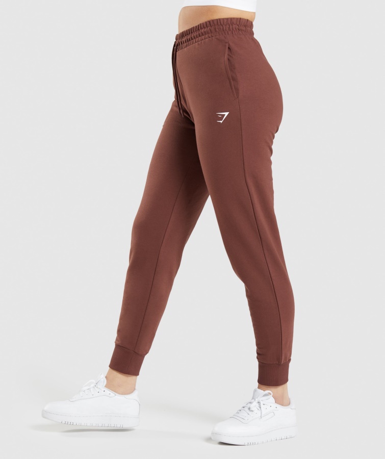 Joggers De Entrenamiento Gymshark Marrón Cereza
