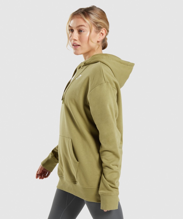 Gymshark Entrenamiento Sudadera Con Capucha Extragrande Griffin Verde