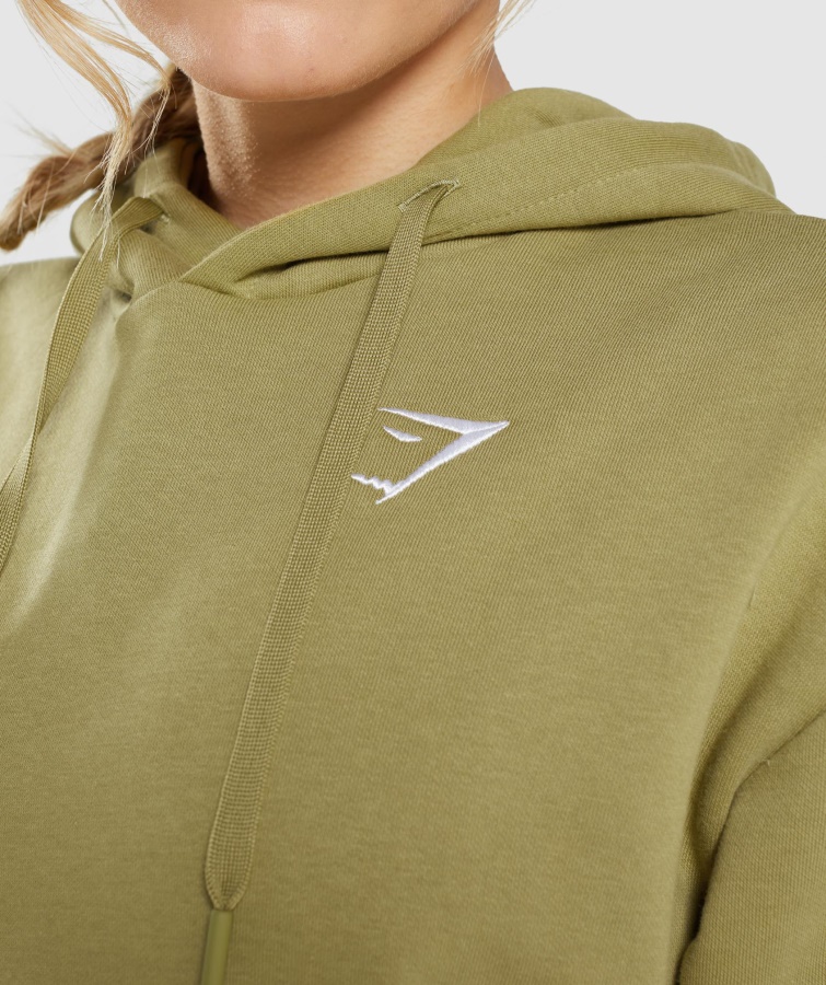 Gymshark Entrenamiento Sudadera Con Capucha Extragrande Griffin Verde