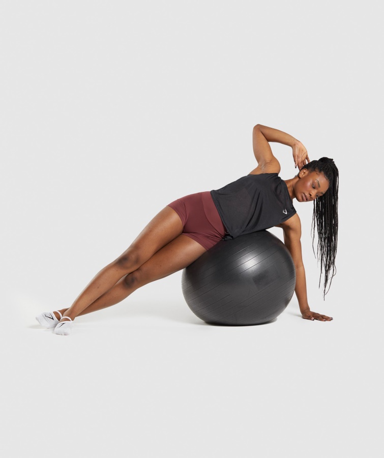 Gymshark Camiseta De Entrenamiento Sobredimensionada Negra